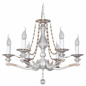 Подвесная люстра IDLamp Eloisa 259/6-Whiteplatina