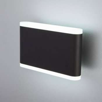 Уличный настенный светодиодный светильник Elektrostandard 1505 Techno Led Cover чёрный 4690389128073