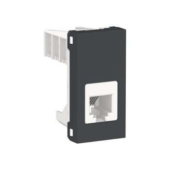 Розетка телефонная RJ12 одиночная Schneider Electric Unica Modular NU349154