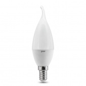 Лампа светодиодная E14 6.5W 4100K свеча на ветру матовая 104101207