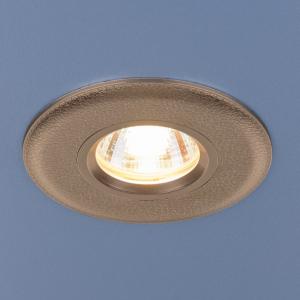 Встраиваемый светильник Elektrostandard 107 MR16 GD золото 4690389076244