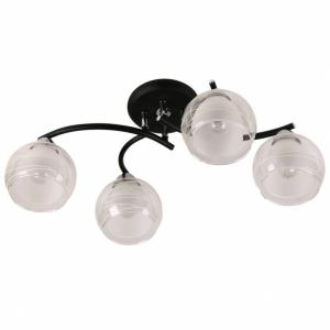 Потолочная люстра IDLamp Nerina 845/4PF-Blackchrome