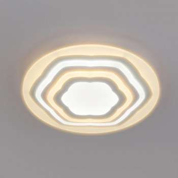 Потолочный светодиодный светильник Eurosvet Siluet 90117/4 белый