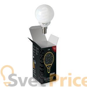 Лампа энергосберегающая E14 13W 2700K шар матовый 231113