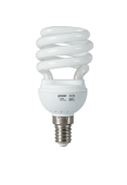 Лампа энергосберегающая E14 15W 2700K спиральT2 матовая 171115