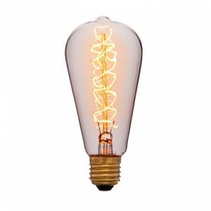 Лампа накаливания E27 60W колба прозрачная 052-269