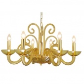 Подвесная люстра Crystal Lux Aelita SP6 Gold