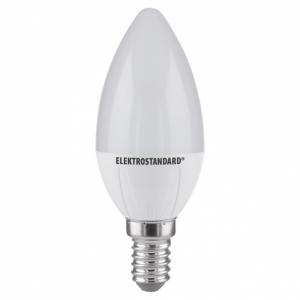 Лампа светодиодная E14 6W 4200K свеча матовая 4690389081521