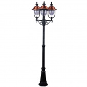 Садово-парковый светильник Arte Lamp Barcelona A1486PA-3BK