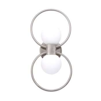 Бра Crystal Lux LISTO AP2 NICKEL