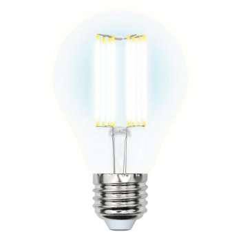 Лампа светодиодная филаментная (UL-00005898) E27 23W 4000K прозрачная LED-A70-23W/4000K/E27/CL PLS02WH