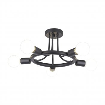 Потолочная люстра Arte Lamp A6063PL-5BK