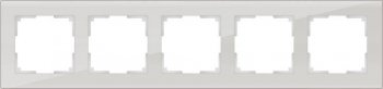 Рамка Favorit на 5 постов дымчатый WL01-Frame-05 4690389061349