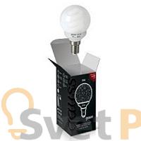 Лампа энергосберегающая E14 9W 4200К шар матовый 231209