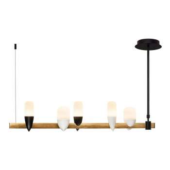 Подвесная светодиодная люстра Loft IT Whisper 1028-5BL