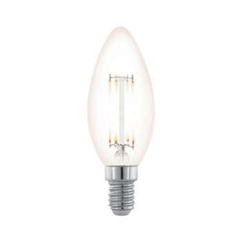 Лампа светодиодная филаментная диммируемая Eglo E14 3,5W 2200К прозрачная 11708