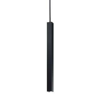 Подвесной светодиодный светильник Ideal Lux Ultrathin SP1 Small Square Nero