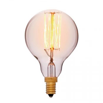 Лампа накаливания E12 40W золотой 053-624