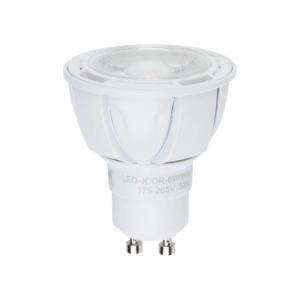 Лампа светодиодная (07907) GU10 6W 4500K JCDR матовая LED-JCDR-6W/NW/GU10/FR/38D ALP01WH