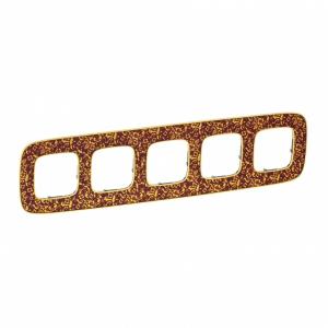 Рамка 5-постовая Legrand Valena Allure Барокко Пурпур 754445