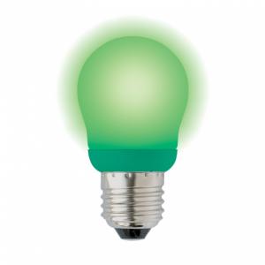 Лампа энергосберегающая (03039) E27 9W Green шар зеленый ESL-G45-9/GREEN/E27