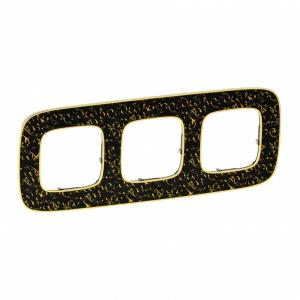 Рамка 3-постовая Legrand Valena Allure Барокко Нуар 754433