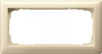 Рамка 2-модульная Gira Standard 55 кремовый глянцевый 100201