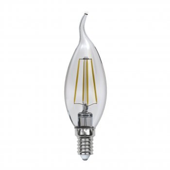 Лампа светодиодная филаментная E14 5W 3000K LED-CW35-5W/WW/E14/CL/MB GLM10TR
