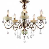 Потолочная люстра Arte Lamp Onyx Green A9592PL-5AB