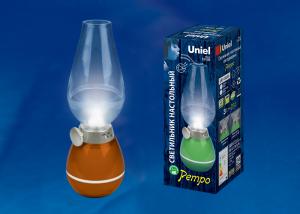 Настольная лампа (UL-00001503) Uniel TLD-538 Brown/LED/80Lm/5500K/Dimmer