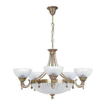 Подвесная люстра Kink Light Кристалл классика 2067/5+3 Antik