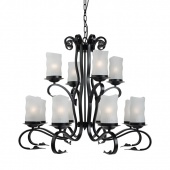 Подвесная люстра Arte Lamp Scroll A7915LM-8-4BK