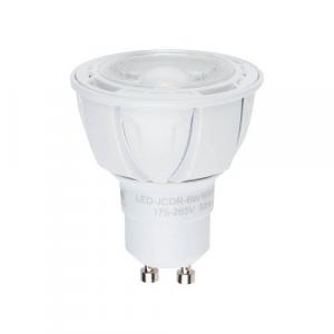 Лампа светодиодная диммируемая (08701) GU10 6W 3000K JCDR матовая LED-JCDR-6W/WW/GU10/FR/DIM/38D