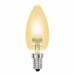 Лампа галогенная (04119) E14 42W свеча золотоая HCL-42/CL/E14 candle gold