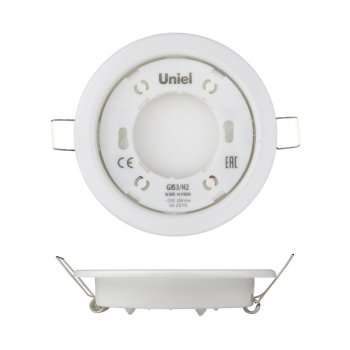 Встраиваемый светильник (UL-00005051) Uniel GX53/H2 White 10 Prom