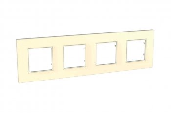 Рамка 4-постовая Schneider Electric Unica Quadro MGU2.708.25