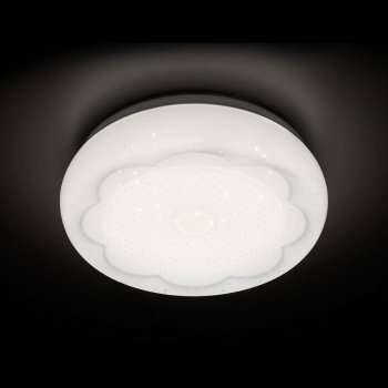 Потолочный светодиодный светильник Ambrella light Orbital Fly Simple F570 WH 15W 4200K D300