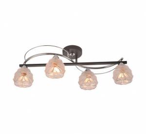 Потолочная люстра IDLamp Allegra 218/4PF-Blackchrome