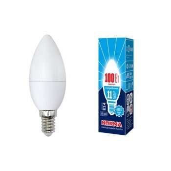 Лампа светодиодная (UL-00003811) E14 11W 4000K матовая LED-C37-11W/NW/E14/FR/NR