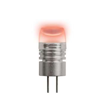 Лампа светодиодная (05856) Uniel G4 0,8W прозрачная LED-JC-12/0,8W/RED/G4