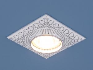 Встраиваемый светильник Elektrostandard 4104 MR16 WH/CH белый/хром 4690389045479