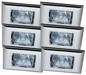 Уличный светильник (в комплекте 6 шт.) Paulmann Premium Quadro 99506