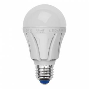 Лампа светодиодная (UL-00001527) E27 12W 4000K груша матовая LED-A60 12W/NW/E27/FR PLP01WH