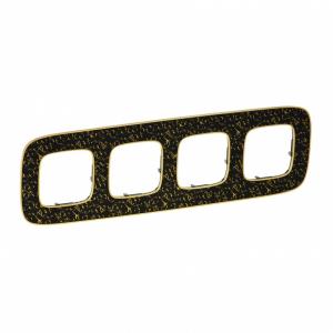 Рамка 4-постовая Legrand Valena Allure Барокко Нуар 754434