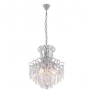 Подвесная люстра Crystal Lux Sevilia SP4 Silver