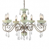 Подвесная люстра Arte Lamp Onyx Green A9592LM-7AB