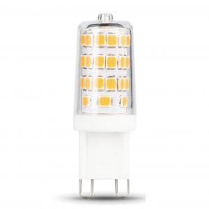 Лампа светодиодная диммируемая G9 3W 4100K кукуруза прозрачная 107309203