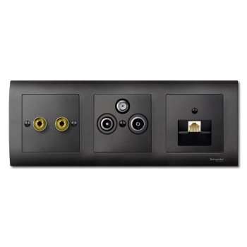 Центральная плата RJ45 Х1 Schneider Electric Merten System M MTN298314