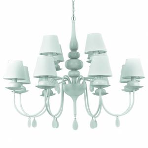 Подвесная люстра Ideal Lux Blanche SP12 Bianco