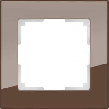 Рамка Favorit на 1 пост мокко WL01-Frame-01 4690389063749